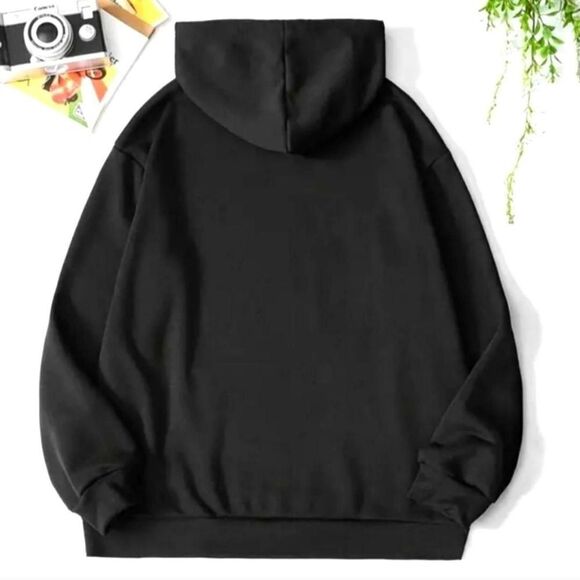 unisex cartoon drawstring kangaroo pullover - Picture 2 of 3